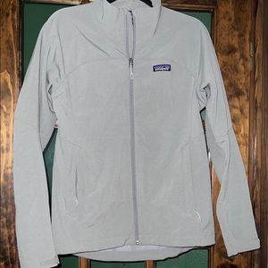Patagonia light grey jacket